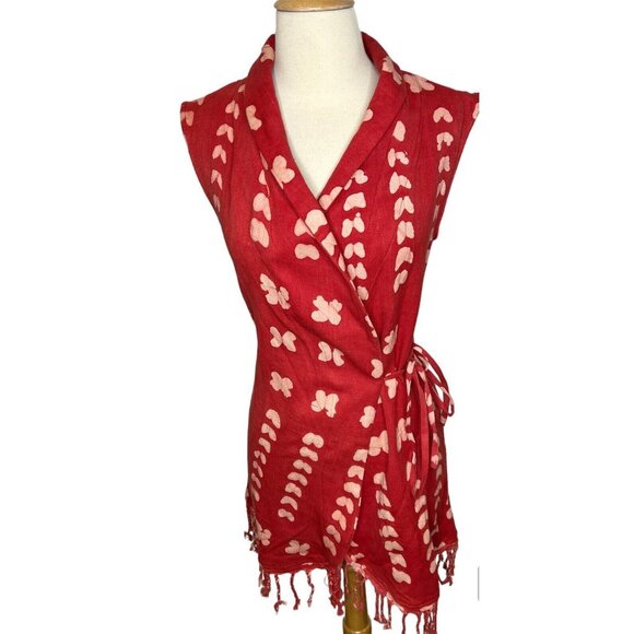 Studio 189© X J.Crew $395 fringed wrap dress in dot Size S BL582 - Picture 4 of 8